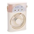 thumbnail image 1 of Ventilador de Aire Acondicado Mini Recargable, Ventilador de Aire de Aire Tranquilo de ABS Ventilador de Aire 3 Velocidades Tipo C Carga Para Exteriores Al Aire, 1 of 7