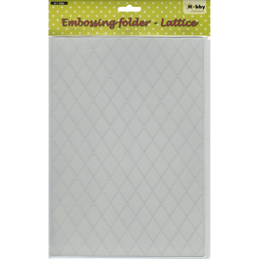 Nellie's Choice Embossing Folder A4Lattice