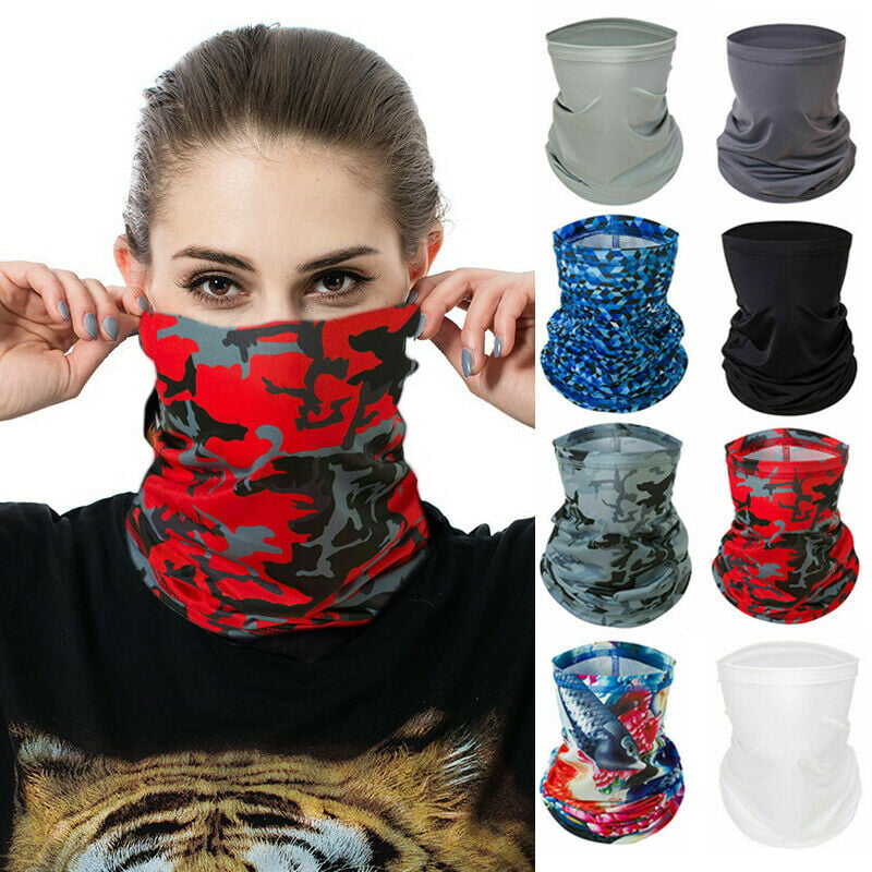 Details about   Bandana Face Head Scarf Wrap Neck Tube Cycling Motorcycle Fishing Snood Outdoor 