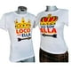 thumbnail image 3 of Playera Duo Parejas 2 Piezas Loco por el/ella Color Blanco Talla Chica Marca Emil SaEs, 3 of 4