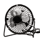 thumbnail image 1 of USB Fan, Portable Small Desk Fan, Mini Personal Fan with Two Speed Settings, Super Quiet Table Fan, Metal Design, 360° Up and Down, Perfect for Home Office Levamdar CPB-DE-WX397-4, 1 of 6