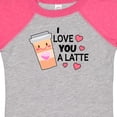 thumbnail image 4 of Inktastic I Love You a Latte with Coffee Cup Boys or Girls Baby Bodysuit, 4 of 5