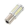 thumbnail image 2 of BA15S 12V White LED Sidelight Indicator Car Light Bulb 1156 P21W Silver 33-LED, 2 of 8