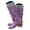 Purple, variant on Women's Wide Calf Knee High Boots Western Cowboy Cowgirl Low Heel Winter Fall Riding Boots
