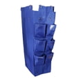 thumbnail image 4 of Carro de Limpieza Bidireccional para Herramientas de Carro de Limpieza para Hoteles 4/6 Bolsillos 6-azul kusrkot Carrito de basura, 4 of 8