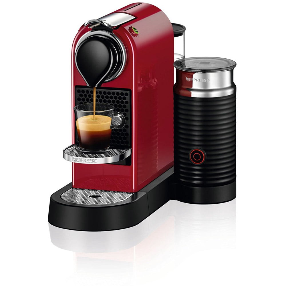 Nespresso CitiZ & Milk Espresso Maker (Cherry Red) - Walmart.com ...