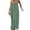 Green, variant on Bmawag Dresses for Women Fashion Plus Size Crew Neck Solid Color Sleeveless Summer Beach Maxi Dress