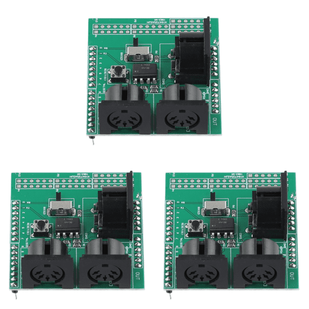 WDOplteas Módulo Placa Adaptadora Interfaz Digital MIDI Shield Alta Precisión para R3 AVI PIC