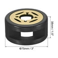thumbnail image 2 of Uxcell Wax Seal Warmer, 2 Pack Wax Seal Melter Retro Melt Stove Pot Furnace Tool for Wax Sealing Beads, Black, 2 of 6