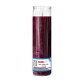 thumbnail image 2 of (4 pack) MagicLight Religious Candles 9.6 oz - Clear Glass Jar, Unscented Purple Wax, 2 of 6