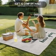 thumbnail image 4 of Hello Spring Outdoor Rug for Patio/Deck/Porch, Non-Slip Large Area Rug 4 x 6 Ft, Easter Flowers Green Truck Vintage Floral Grey Indoor Outdoor Rugs Washable Area Rugs, Camping Rug Carpet Runner, 4 of 8