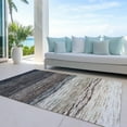 thumbnail image 6 of Addison Rugs Machine Washable Indoor/ Outdoor Chantille Solid Ombre Rug Beige - 3' x 5', 6 of 6