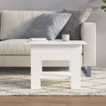 thumbnail image 2 of vidaXL Coffee Table High Gloss White 55x55x42 cm Engineered Wood, 2 of 4