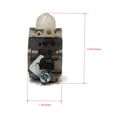 thumbnail image 3 of The ROP Shop Carburetor with Gaskets for Echo PB-603, PB603, PB-60HT, PB60HT Blower Engines, 3 of 9