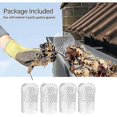 thumbnail image 5 of 4 pcs Gutter Guards - Aluminum Gutter Downspout Guards, Expandable Leaf Filter Gutter Guards - Home Improvement, 5 of 5