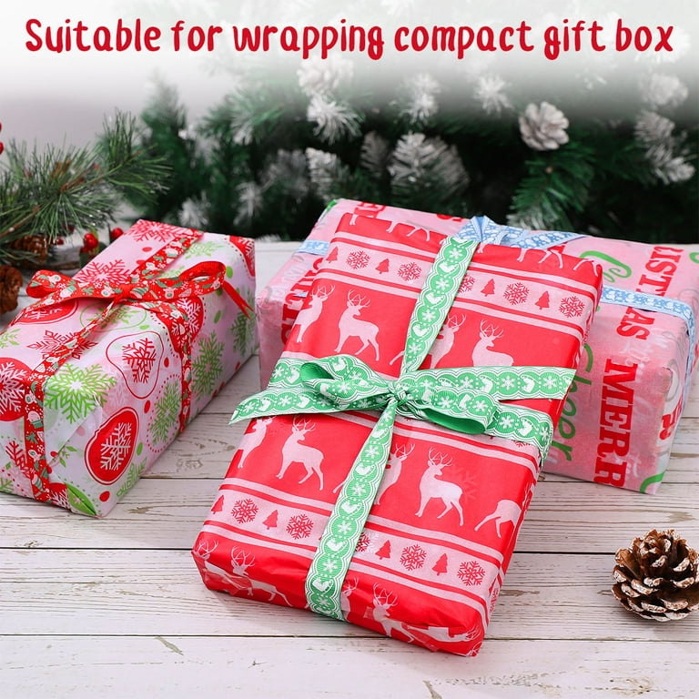 Yardwe 150pcs Christmas Tissue Paper Assortment Wrapper Paper Sheets for  Holiday Festival Gift Flower Packaging