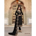 thumbnail image 2 of Eid Special Pakistani Indian Sewn Churidar Salwar Kameez Designer Dupatta Suits ( Black, S - 38 ), 2 of 5