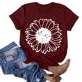 thumbnail image 1 of Meichang T-Shirt pour Femmes Joyeuse Saint-Valentin T-Shirts Amusants Graphiques Manches Courtes Col Rond Coupe Ample Tops de Vacances 2025 Soldes, 1 of 3