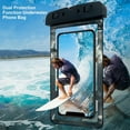 thumbnail image 2 of Waterproof Phone Bag 1 Set Phone Storage Bag Touchscreen IPX8 Waterproof High Clarity Anti-scratch Cell Phone Waterproof Case Swimming Supply, 2 of 6