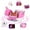 Pink, variant on 360° Rotating Electric Airplane Toy for Kids, Toy Plane with LED Lights & Music, Auto Rotation Interactive Flying Plane Toy