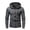 Dark Gray, variant on Zip Up Hoodie for Men Solid Colour Slim Hooded Sweatshirt Long Sleeve Blazers Adjustable Hooded Casual Jackets Pockets Sports Coats Outdoor Activerwear Sport Running Tops