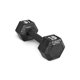 thumbnail image 1 of Mancuerna hexagonal de hierro fundido CAP Barbell, negra, individual, 15 lb, 1 of 7