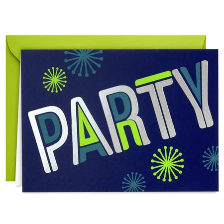 Hallmark NCW1030 Party Invitations, 10 Pack With Envelopes