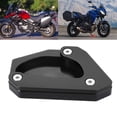 thumbnail image 2 of Aramox Kickstand Extender,Motorcycle Kickstand Extension Stand Support Plate Aluminium Alloy Replacement for V STROM 650XT DL650 2004‑2020,Kickstand Plate, 2 of 8