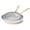 8" &10" Beige, variant on Sanho Ceramic Nonstick Fry Pan Skillet 8 inch, Diamond-Titanium Coating, Oven & Induction Safe 500°F, Non-Toxic, Dishwasher Safe