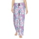 thumbnail image 1 of Balery Tie Dye Pantalones de pijama para mujer, pijamas ultraligeros, pantalones de estar por casa-Medium, 1 of 6