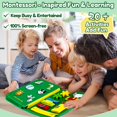 thumbnail image 2 of Busy Board Book Qizfun Dinosaur Montessori, juguete de 1 a 4 años, 2 of 7