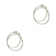 thumbnail image 3 of Qarigey 1 par de pendientes de niña, pendientes de aro grande para mujer, regalo para amiga, decoración para mujer Type4 NO4, 3 of 6