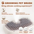 thumbnail image 5 of BKUSX Cat Steam Brush, Dog Brush for Shedding, Pet Spray Hair Removal Comb, Pet Grooming Brush for Short & Long Haired Dogs & Cats,Spritz Defur Comb with Waterless Shampoo (White), 5 of 11