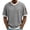 Gray, variant on LMOIPLI Mens T-Shirts Waffle Knit Crewneck Color Block Short Sleeve Dress Shirts Vintage Loose Fit Textured Summer Tops White XL