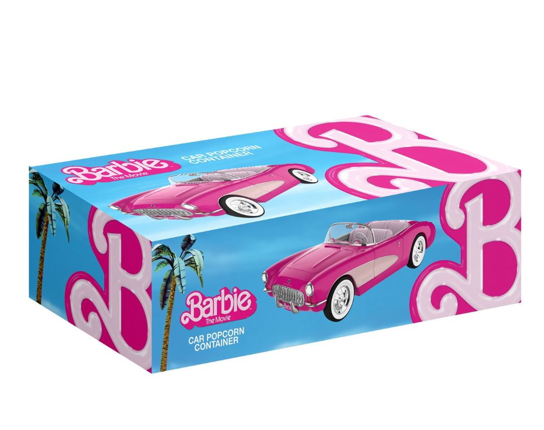 Barbie: The Movie Limited Edition Pink Corvette Popcorn Container