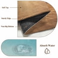 thumbnail image 6 of 2'x6' Rug Runners for Hallways Kitchen, Vintage Turquoise Sky Non Slip Entryway Beside Floor Carpet Runner, Rustic Golden Fields Landscape Washable Laundry Room Bedroom Throw Rugs Mat for Family Pet, 6 of 8