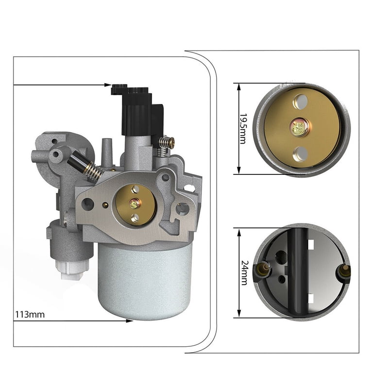 Carburetor For Subaru Robin 6.0HP EX17, EX170, SP170 Engines - Replaces 277-62301-30, 277-62302-50