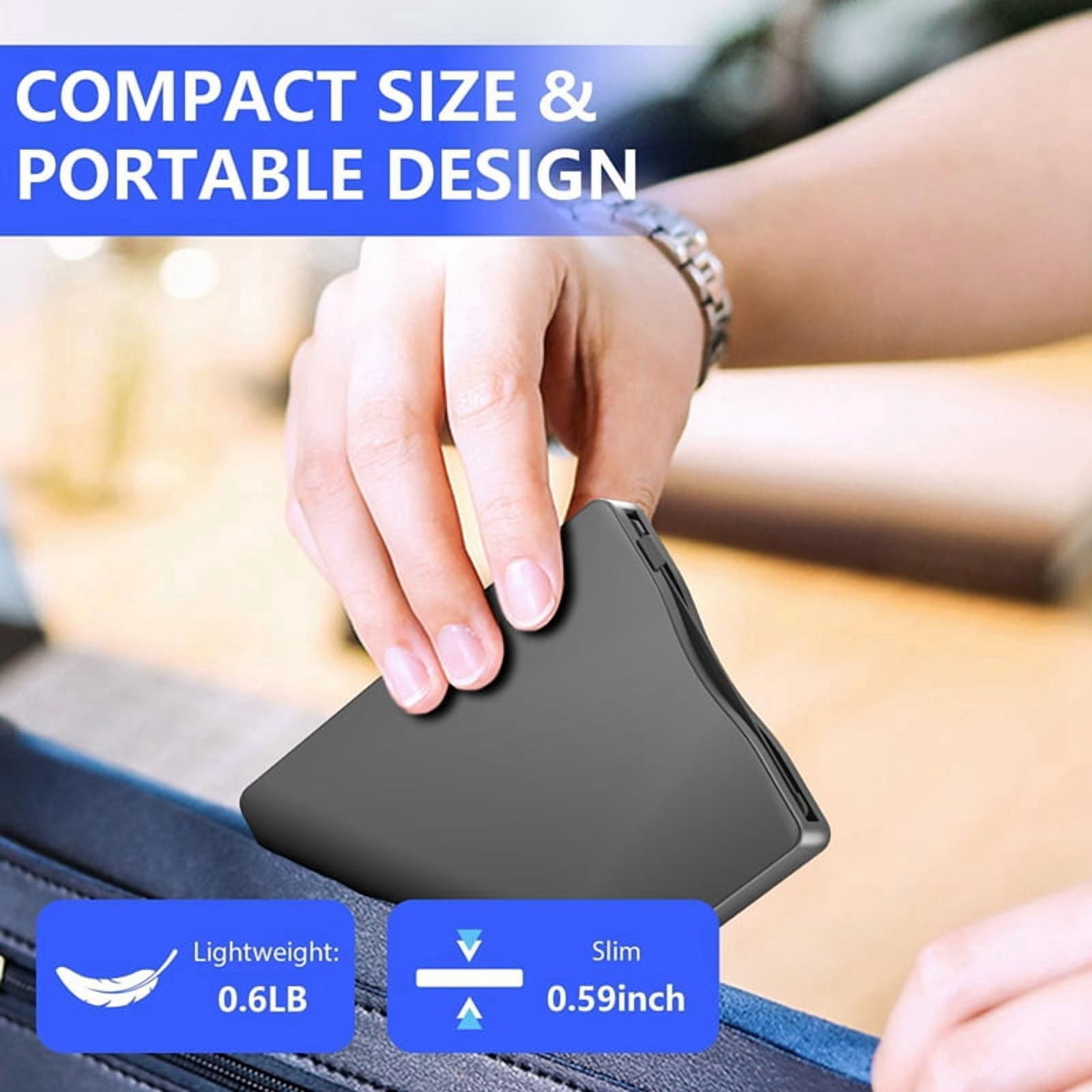 2X Floppy Disk Reader, 3.5 Inch External Floppy Disk Drive with USB Type-C, Portable FDD Floppy Disk Drive for Laptop PC