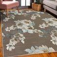 thumbnail image 3 of Floral Decorative Rug, Watercolor Shabby Form Nature Petals in Soft Tones Picture, Quality Carpet for Bedroom Dorm and Living Room, 6 Sizes, Warm Taupe, by Ambesonne, 3 of 4