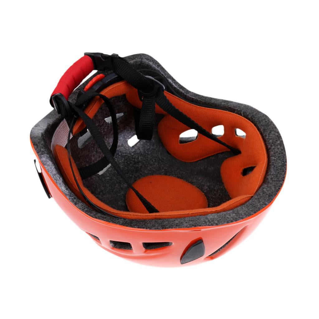Scaffolding Rock Climbing Hard Hat 25.7x20.5cm Orange