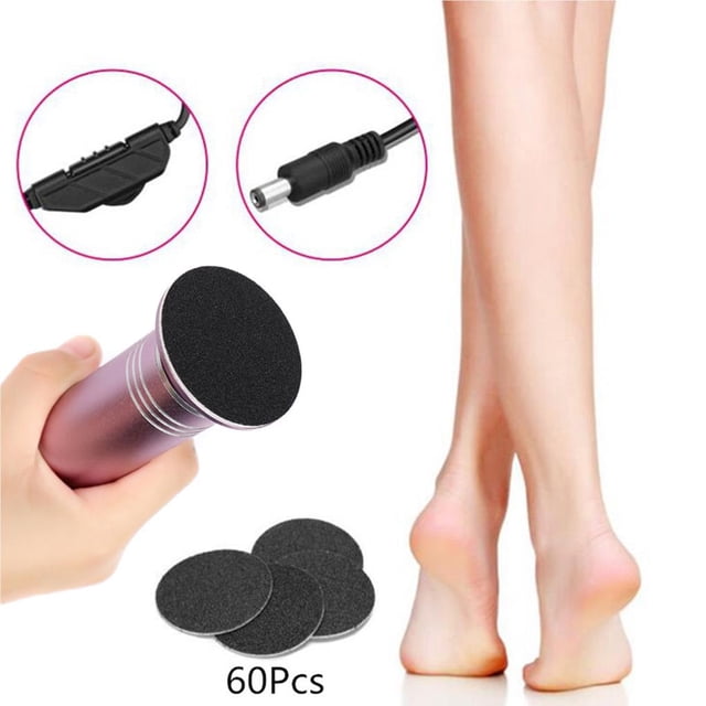 ruzhgo Multifunctional Electric Foot Grinder Foot Grinding Machine Dead Skin Callus Remover Foot Care Tool with Replacement Sandpapers No.2