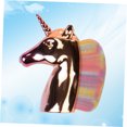 thumbnail image 3 of WRITWAA 1Set Make Up Brushes Unicorn for Ladies in Golden Color with Practical Design, 3 of 8