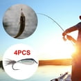 thumbnail image 3 of LOVIVER Epoxy Minnow Streamer Fly Saltwater Bass Trout Perch Chub Multiple Colors 4pcs D, 3 of 8