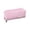 Pink, variant on Large Pencil Pouch with 2 Zippered Compartments, Oxford Fabric Pencil Case with Minimalist Solid Design for Office Desk Travel Storage, 9 Inch