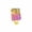 A002- Sourdough Bread Squishy, variant on Sensory Squeeze Toys, Ice Cream Squeeze, Relaxation Squeeze Toys, Relaxation Relief Items for Student, Purple Gradient Ice Popsicle Squeeze, 3X1.5X1 Inch Soft Squeeze Toys for