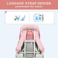 thumbnail image 4 of SANMADROLA Clear Backpack Heavy Duty, PVC See Through Book Bag for School Stadium Approved Transparent Backpack, Pink, 4 of 8