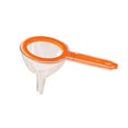 thumbnail image 4 of Filtro de malla para alimentos, embudo para alimentos con colador con mango, colador de malla, embudo de cocina para llenar botellas de leche de soja naranja, 4 of 8