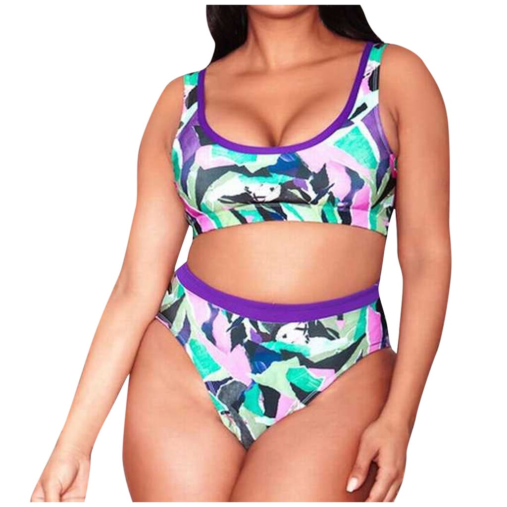 plus size camo bathing suit