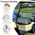 thumbnail image 5 of Garronmavis Aztec Tribe Style Golf Cart Rear Seat Cover Accessorie Breathable Air Polyester Golf Cart Seat Covers Smooth Surface Decor Accessiores for Heat Protection, 5 of 6