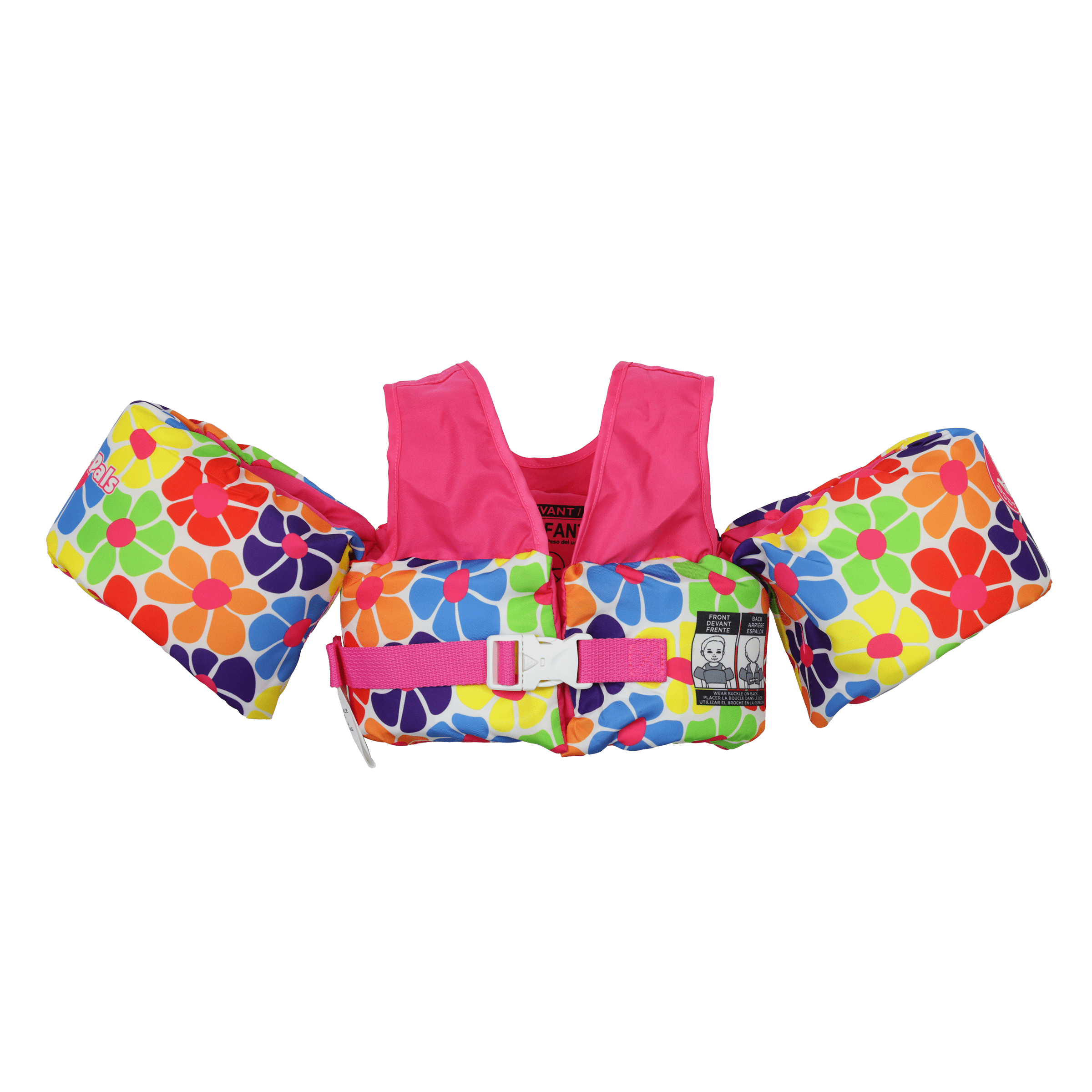 Body Glove Paddle Pals Flower Kids Life Jacket Swim Vest USCG Approved 33-55 lbs Adjustable PFD